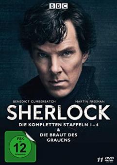 Sherlock - Die kompletten Staffeln 1-4 & Die Braut des Grauens (11 DVDs) 
