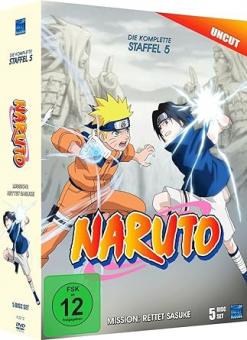 Naruto, Staffel 5: Mission: Rettet Sasuke (Episoden 107-135, uncut) (5 DVDs) (2002) [Gebraucht - Zustand (Sehr Gut)] 
