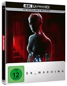 Ex Machina (Limited Steelbook, 4K Ultra HD+Blu-ray) (2015) [4K Ultra HD] 
