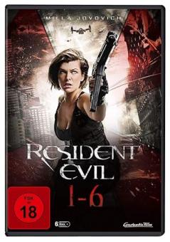 Resident Evil 1-6 (6 DVDs) [FSK 18] [Gebraucht - Zustand (Sehr Gut)] 