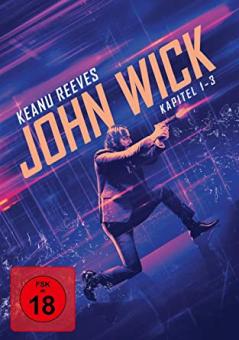 John Wick - Kapitel 1-3 (3 DVDs) [FSK 18] 