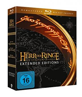 Der Herr der Ringe - Die Spielfilm Trilogie (Extended Edition, 6 Discs) [Blu-ray] 