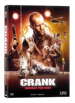 Crank 1+2 (Double Feature, Limited Wattiertes Mediabook, 2 Discs, Cover W) [FSK 18] [Blu-ray] 