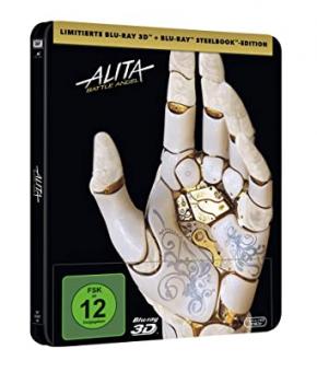 Alita - Battle Angel (Limited Steelbook, 3D Blu-ray+Blu-ray) (2019) [Blu-ray] 