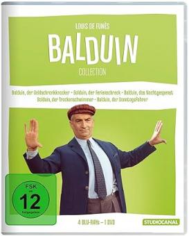 Louis de Funes - Die Balduin Collection (4 Blu-ray's+DVD) [Blu-ray] 