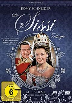 Sissi Trilogie (Juwelen Edition, 3 Blu-ray's+4 DVDs) [Blu-ray] 
