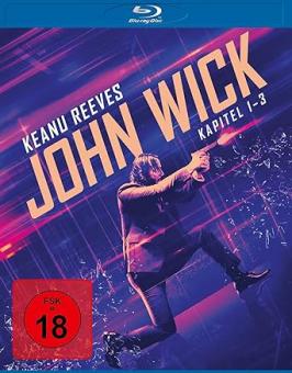 John Wick - Kapitel 1-3 (3 Discs) [FSK 18] [Blu-ray] [Gebraucht - Zustand (Sehr Gut)] 
