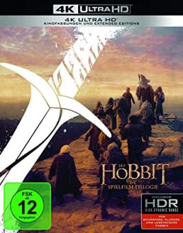 Der Hobbit Trilogie - Extended Edition (4K Ultra HD, 6 Discs) [4K Ultra HD] 