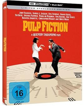 Pulp Fiction (Limited Steelbook, 4K Ultra HD+Blu-ray) (1994) [4K Ultra HD] 