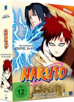 Naruto, Staffel 8 & 9: Haruna und die Janin / Das Team Ongaeshi (Episoden 184-220, uncut) (6 DVDs) (2002) [Gebraucht - Zustand (Sehr Gut)] 