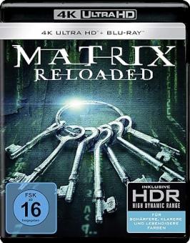 Matrix Reloaded (4K Ultra HD+2 Blu-ray's) (2003) [4K Ultra HD] [Gebraucht - Zustand (Sehr Gut)] 