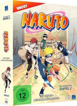 Naruto - Staffel 2: Die Chunin-Auswahlprüfungen (Episoden 20-52, uncut) (5 DVDs) (2002) [Gebraucht - Zustand (Sehr Gut)] 