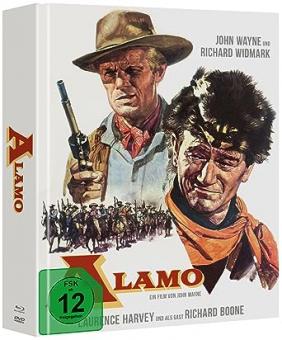 Alamo (Limited Mediabook, 2 Blu-ray's+DVD, Cover C) (1960) [Blu-ray] 