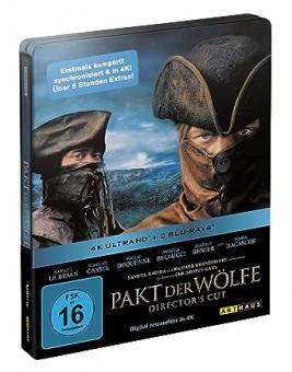 Pakt der Wölfe (Limited Steelbook, 4K Ultra HD+2 Blu-ray's) (2001) [4K Ultra HD] 
