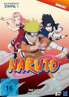 Naruto - Staffel 1: Das Land der Wellen (Episoden 1-19, uncut) (3 DVDs) (2002) [Gebraucht - Zustand (Sehr Gut)] 