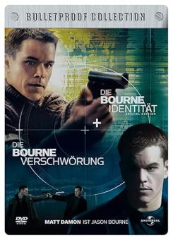 Die Bourne Identität + Die Bourne Verschwörung (Bulletproof Collection, 2 DVDs im Steelbook) 