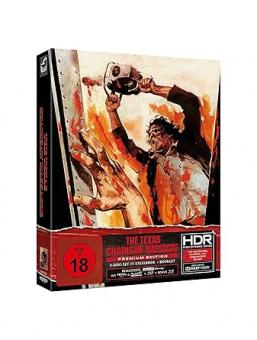 The Texas Chainsaw Massacre (Limited Slipcase, Cover A, Premium Steelbook) (4K Ultra HD+ Blu-ray+Bonus-Blu-ray) (1974) [FSK 18] [4K Ultra HD] [Gebraucht - Zustand (Sehr Gut)] 