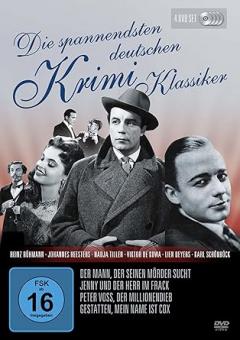 Die spannendsten deutschen Krimi-Klassiker (4 DVDs) [Gebraucht - Zustand (Sehr Gut)] 