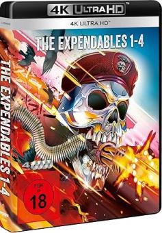 The Expendables 1-4 (4 Discs) [FSK 18] [4K Ultra HD] 