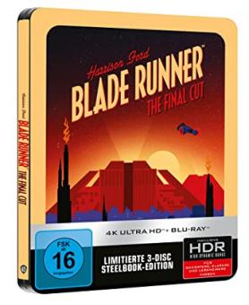 Blade Runner (Limited Steelbook, 4K Ultra HD+Blu-ray, 3 Discs) (1982) [4K Ultra HD] 