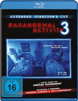 Paranormal Activity 3 (Extended Director's Cut) (2011) [Blu-ray] [Gebraucht - Zustand (Sehr Gut)] 