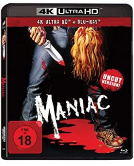 Maniac (Uncut Version, 4K Ultra HD+Blu-ray) (1980) [FSK 18] [4K Ultra HD] 