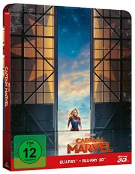 Captain Marvel (Limited Steelbook, 3D Blu-ray+Blu-ray) (2019) [Blu-ray] 