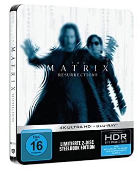 Matrix Resurrections (Limited Steelbook, 4K Ultra HD+Blu-ray) (2021) [4K Ultra HD] [Gebraucht - Zustand (Sehr Gut)] 