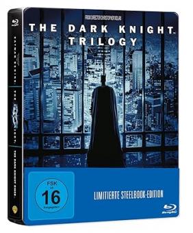 The Dark Knight Trilogy (5 Discs, Limited Steelbook) [Blu-ray] 
