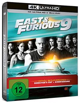 Fast & Furious 9 (Limited Steelbook, 4K Ultra HD+Blu-ray) (2021) [4K Ultra HD] 
