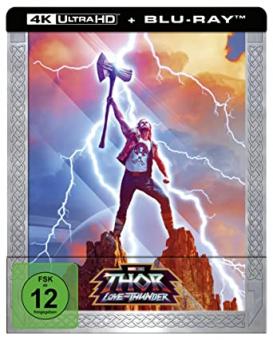 Thor - Love and Thunder (Limited Steelbook, 4K Ultra HD+Blu-ray) (2022) [4K Ultra HD] 