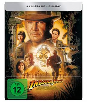 Indiana Jones und das Königreich des Kristallschädels (Limited Steelbook, 4K Ultra HD+Blu-ray) (2008) [4K Ultra HD] 