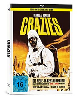George A. Romero's Crazies (3 Disc Limited Mediabook) (1973) [Blu-ray] 