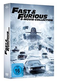 Fast & Furious - 8-Movie-Collection (8 Discs) 
