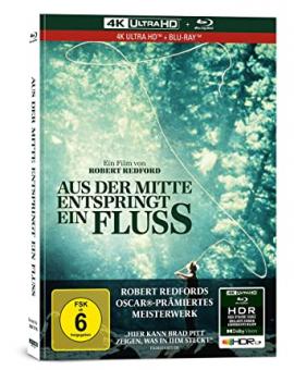 Aus der Mitte entspringt ein Fluß (Limited Mediabook, 4K Ultra HD+Blu-ray) (1992) [4K Ultra HD] 