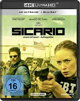 Sicario (4K Ultra HD+Blu-ray) (2015) [4k Ultra HD] [Gebraucht - Zustand (Sehr Gut)] 