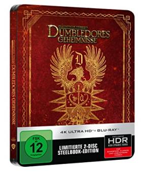 Phantastische Tierwesen: Dumbledores Geheimnisse (Limited Steelbook, 4K Ultra HD+Blu-ray) (2022) [4K Ultra HD] 