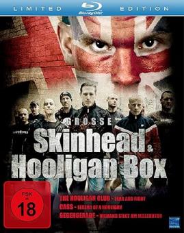 Grosse Skinhead & Hooligan Box (Cass / Gegengerade / The Hooligan Club) (3 Discs) [FSK 18] [Blu-ray] [Gebraucht - Zustand (Sehr Gut)] 