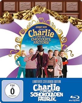 Charlie und die Schokoladenfabrik (Limited Steelbook) (2005) [Blu-ray] 