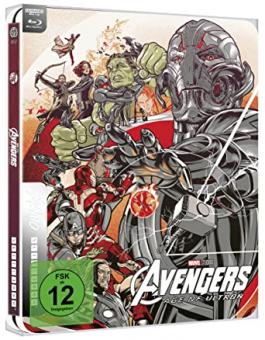 Avengers - Age of Ultron (Limited Mondo Steelbook, 4K Ultra HD+Blu-ray) (2015) [4K Ultra HD] 
