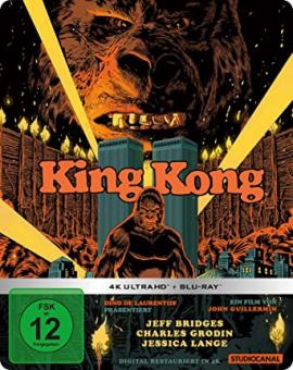 King Kong (Limited Steelbook, 4K Ultra HD+Blu-ray) (1976) [4K Ultra HD] 