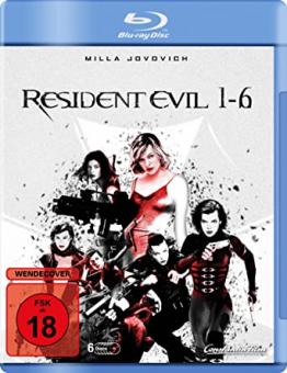 Resident Evil 1-6 (Complete Collection) (6 Discs) [FSK 18] [Blu-ray] 
