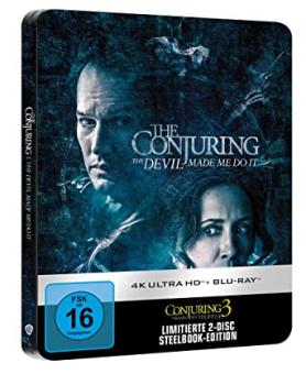 Conjuring 3: Im Bann des Teufels (Limited Steelbook, 4K Ultra HD+Blu-ray) (2021) [4K Ultra HD] 