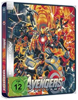 Avengers: Endgame (Limited Mondo Steelbook, 4K Ultra HD+2 Blu-ray's) (2019) [4K Ultra HD] 