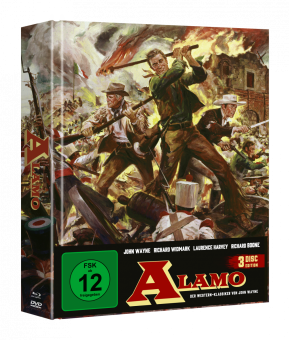 Alamo (Limited Mediabook, 2 Blu-ray's+DVD) (1960) [Blu-ray] 