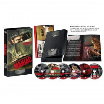 Alexandre Ajas Maniac (6 Disc Limited VHS Edition, 4K Ultra HD+Blu-ray+DVD+CD, Cover E) (2012) [FSK 18] [4K Ultra HD] 