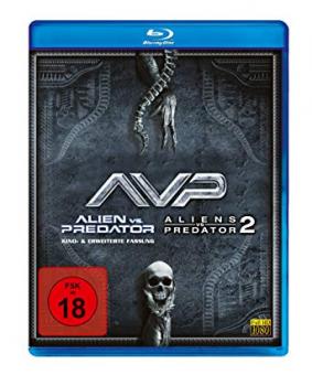 Alien vs. Predator 1+2 (2 Discs) [FSK 18] [Blu-ray] 