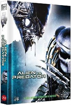 Alien vs. Predator (Limited 3 Disc Mediabook, 2 Blu-ray + DVD, Cover A) (2004) [Blu-ray] 