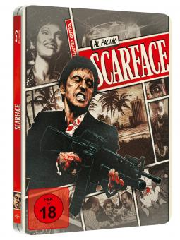 Scarface (Steelbook, Uncut) (1983) [FSK 18] [Blu-ray] 