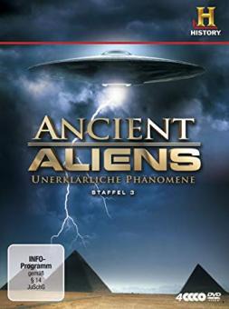 Ancient Aliens - Unerklärliche Phänomene, Staffel 3 (4 DVDs) [Gebraucht - Zustand (Sehr Gut)] 